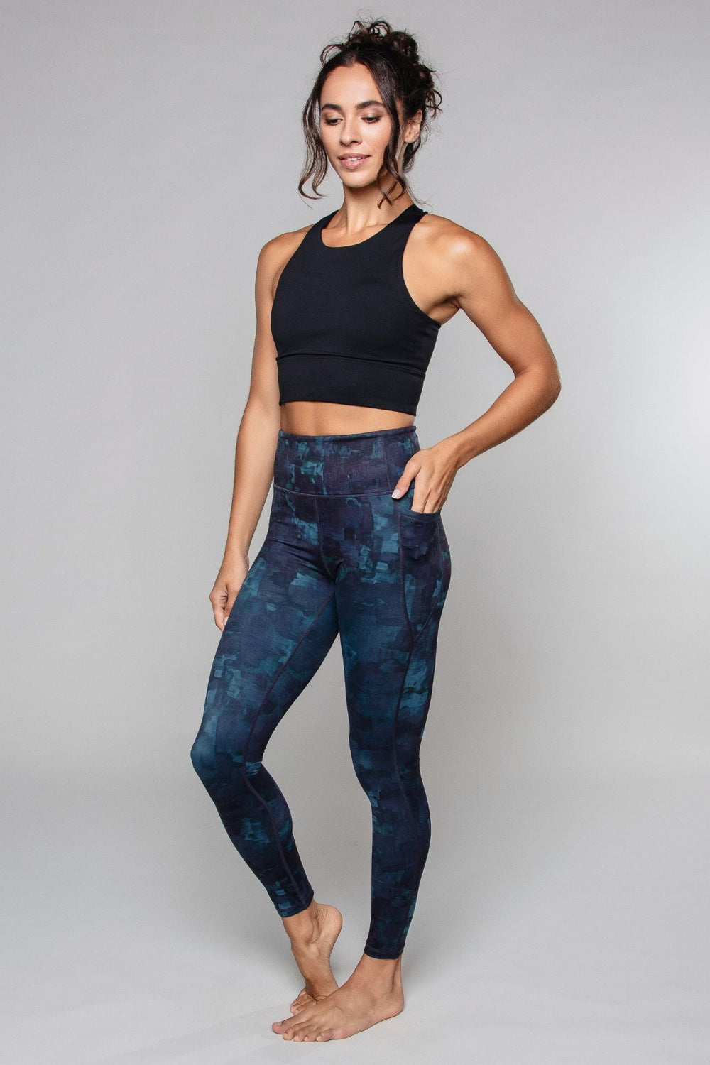 River High Waisted Full Length Pocket Legging - Born Nouli