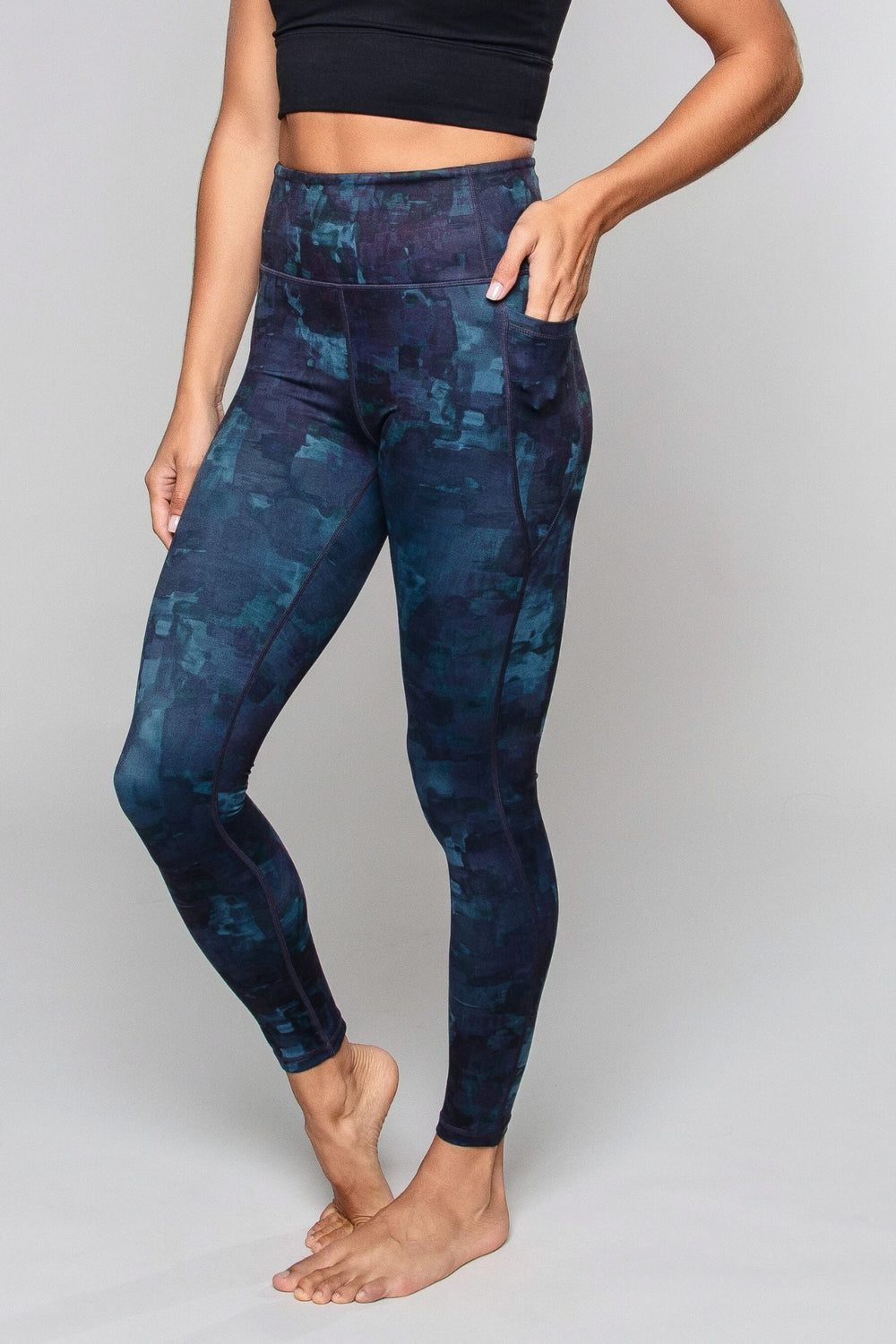 River High Waisted Full Length Pocket Legging - Born Nouli