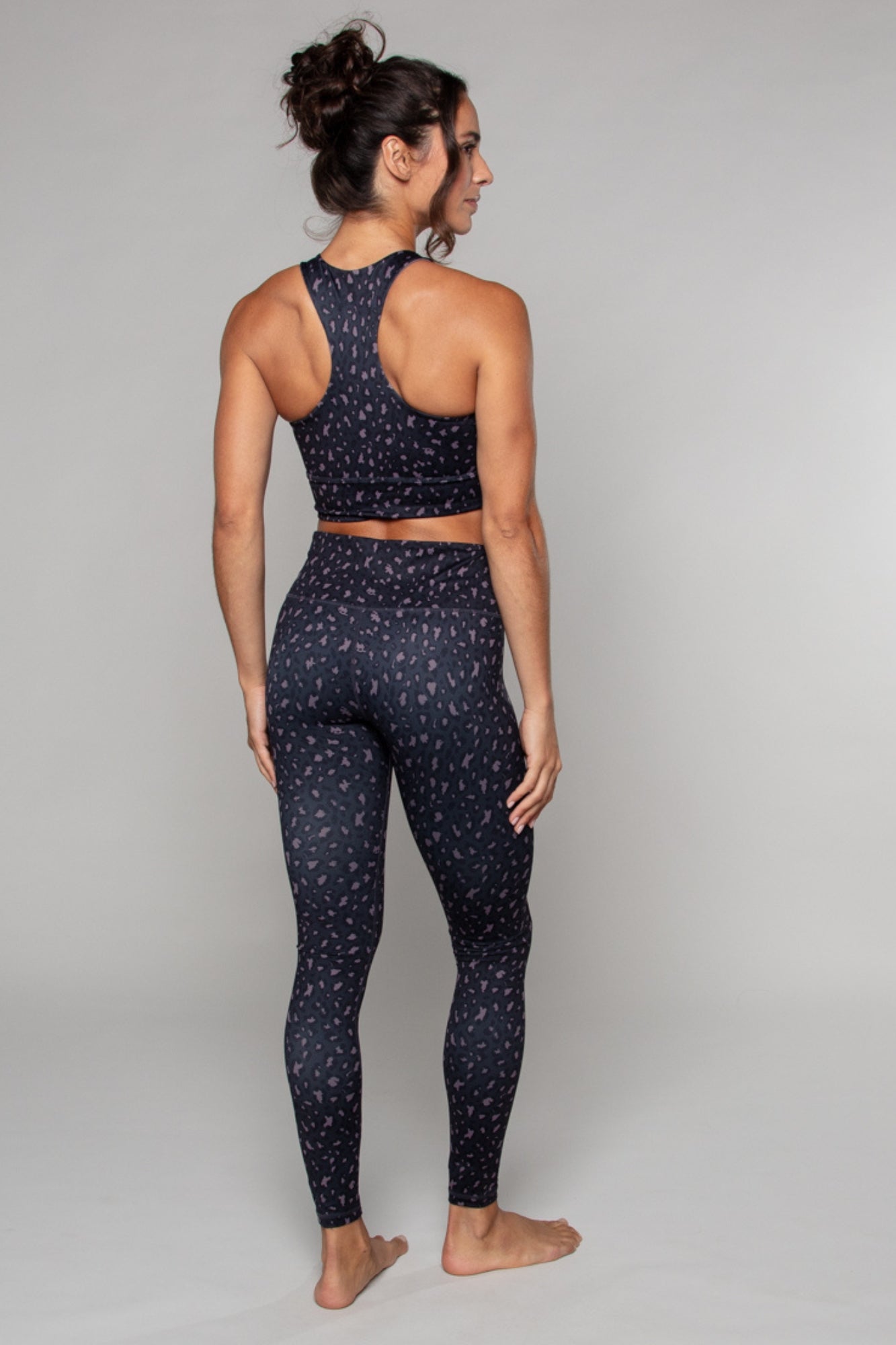 Rose Cheetah Full Length Legging - Born Nouli