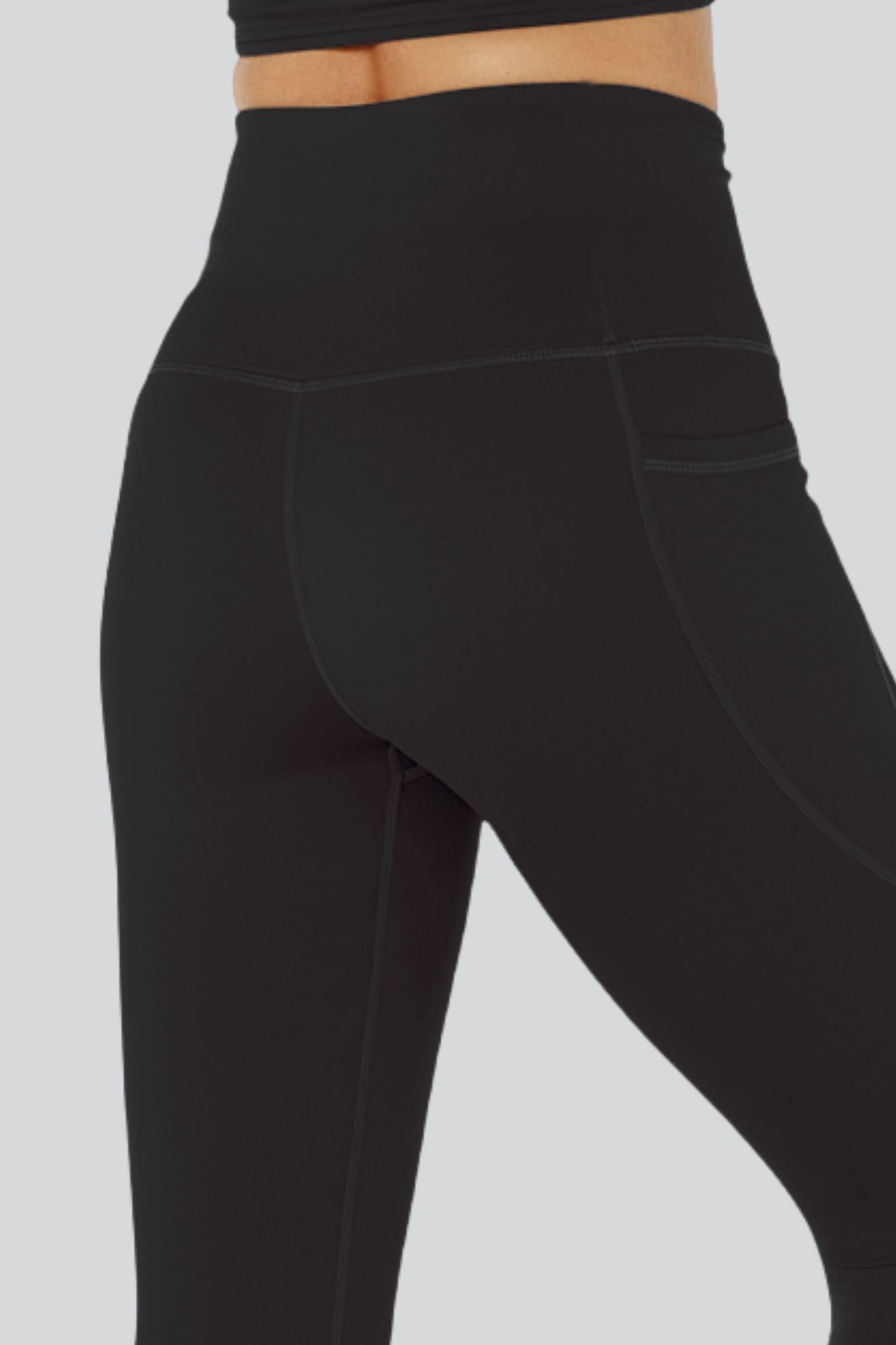 Sculpting High Waisted Full Length Pocket Legging - Born Nouli