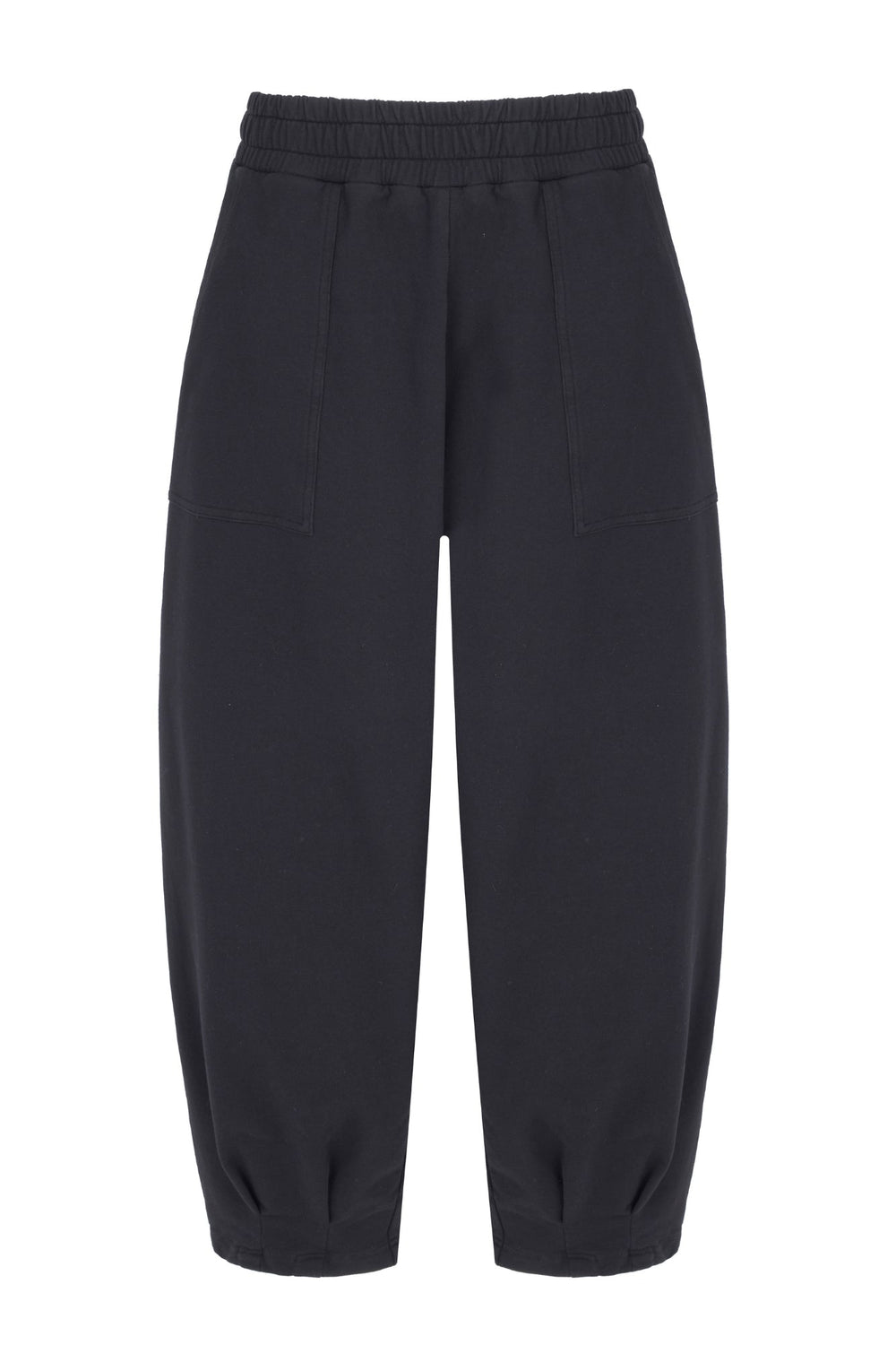 Sloane Relaxed Barrel Leg Trouser Black - Born Nouli