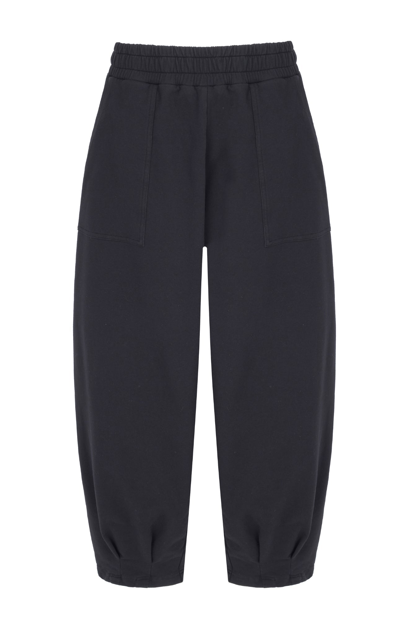 Sloane Relaxed Barrel Leg Trouser Black - Born Nouli