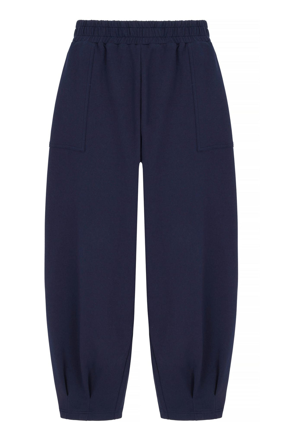 Sloane Relaxed Barrel Leg Trouser Navy - Born Nouli