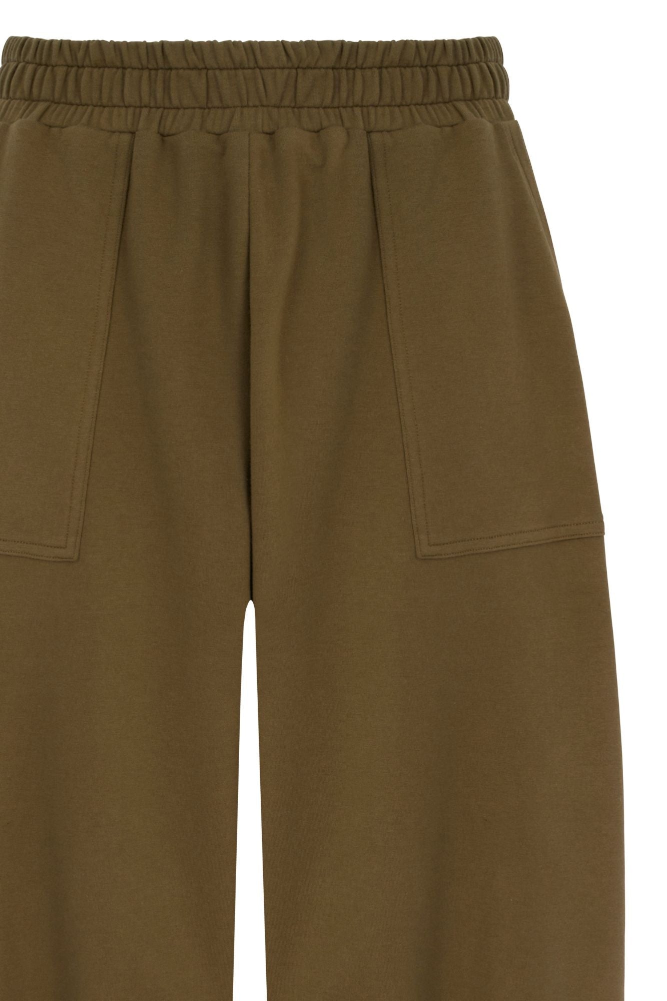 Sloane Relaxed Barrel Leg Trouser Olive - Born Nouli
