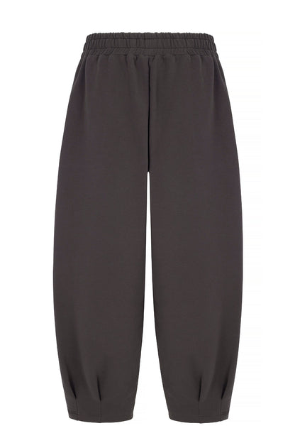 Sloane Relaxed Barrel Leg Trouser Slate - Born Nouli
