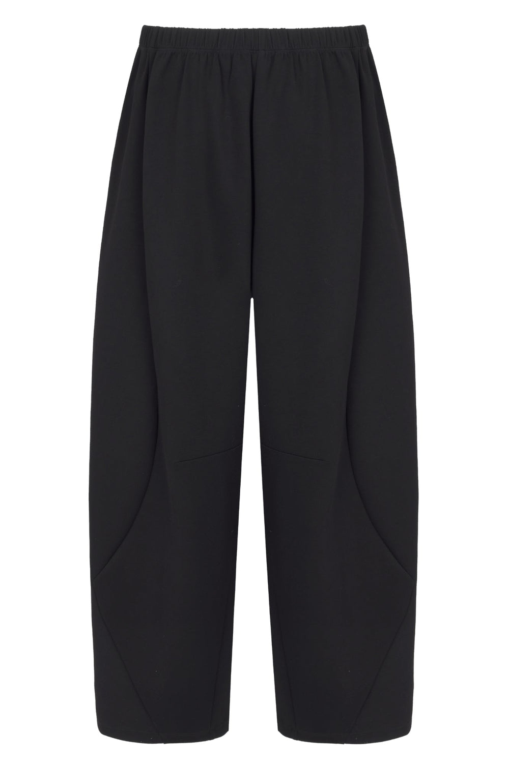 Supersoft Barrel Leg Trouser Black - Born Nouli