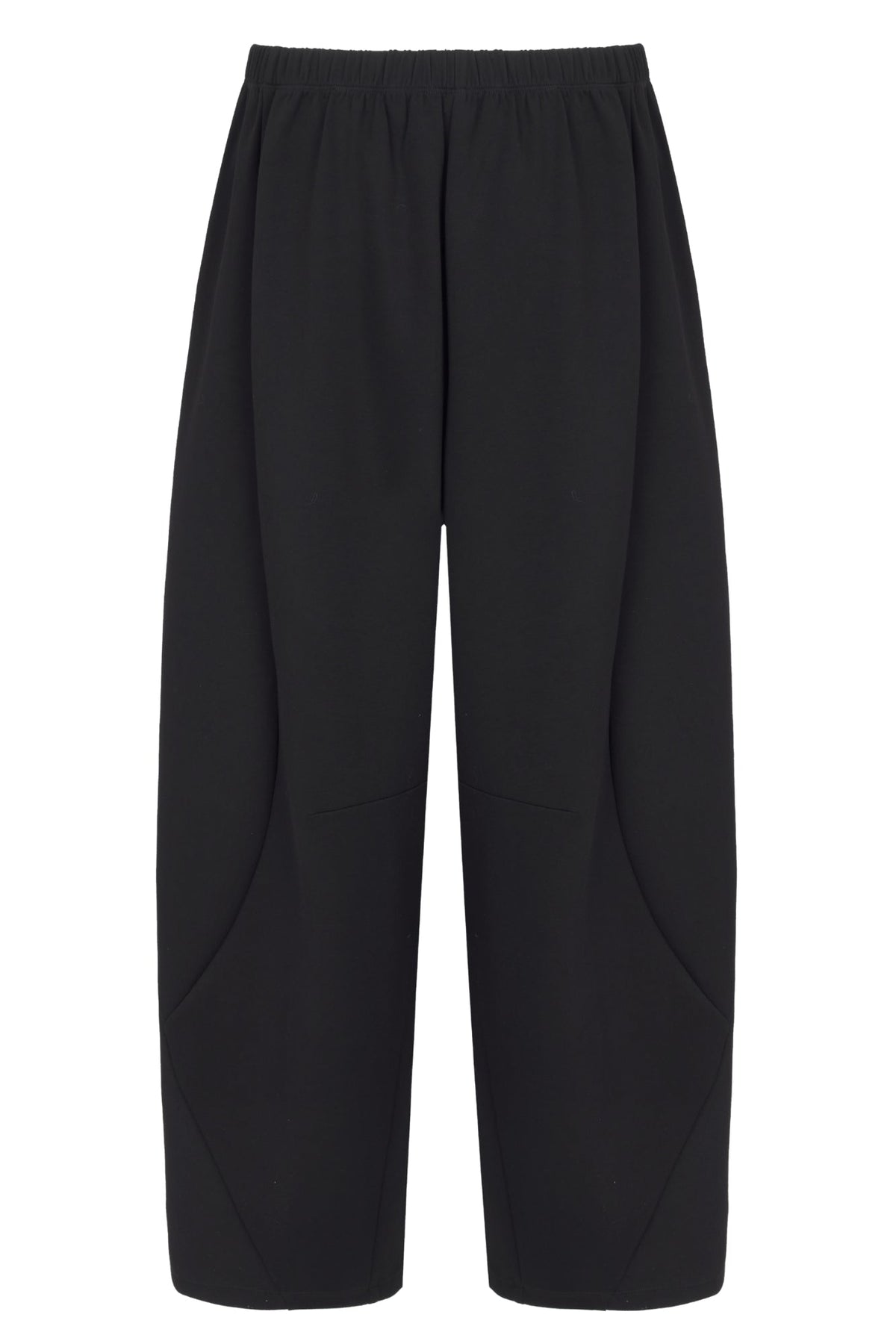 Supersoft Barrel Leg Trouser Black - Born Nouli