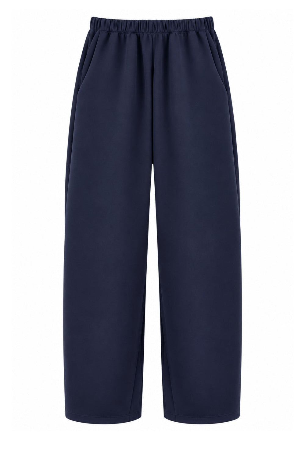 Supersoft Barrel Leg Trouser Navy - Born Nouli