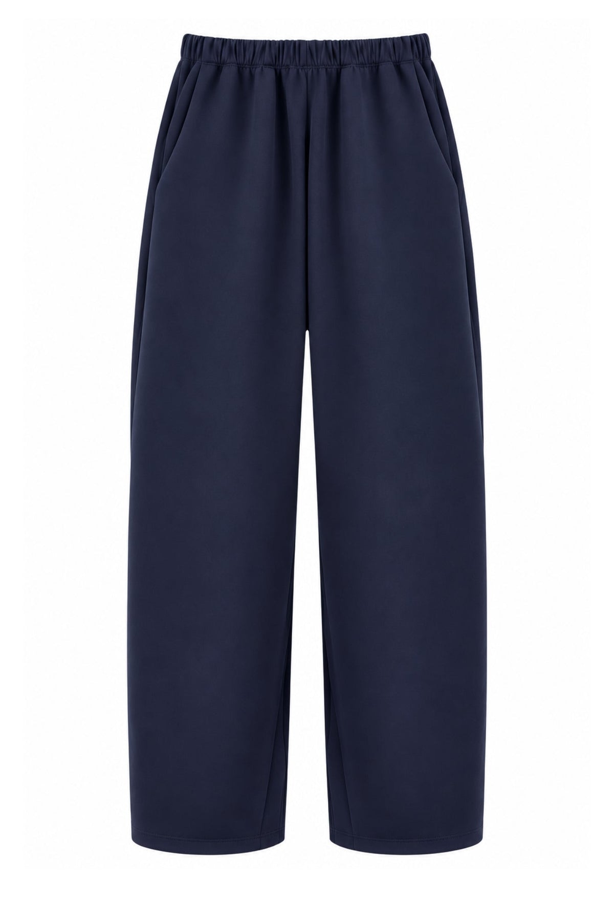Supersoft Barrel Leg Trouser Navy - Born Nouli