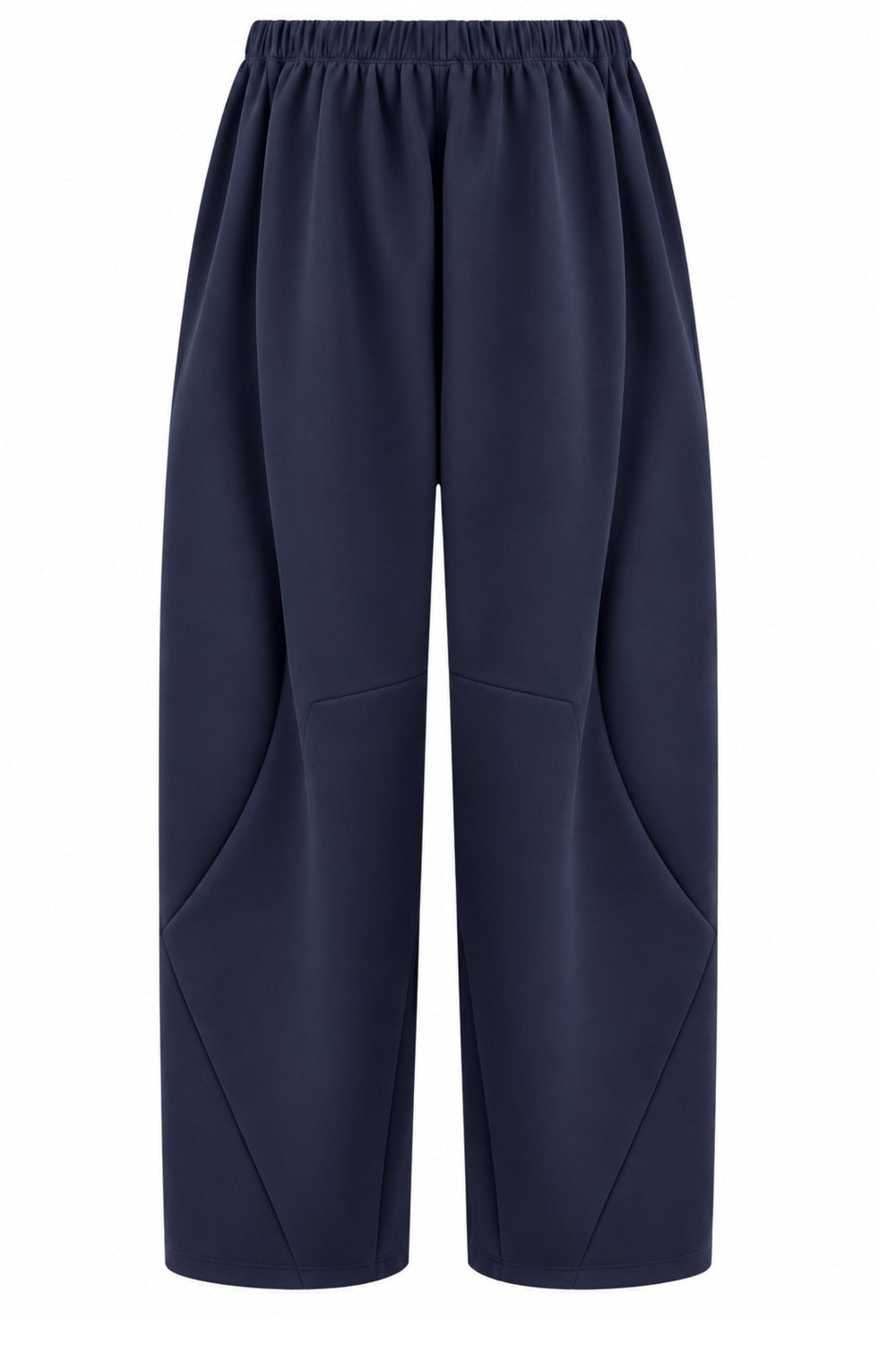 Supersoft Barrel Leg Trouser Navy - Born Nouli