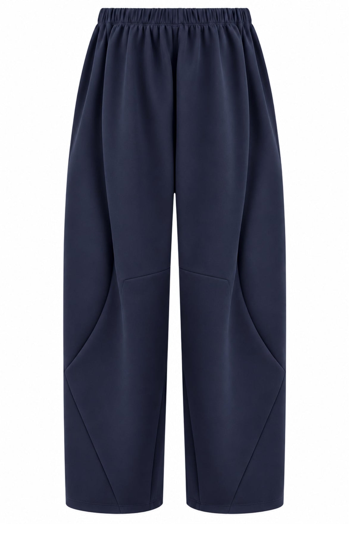 Supersoft Barrel Leg Trouser Navy - Born Nouli