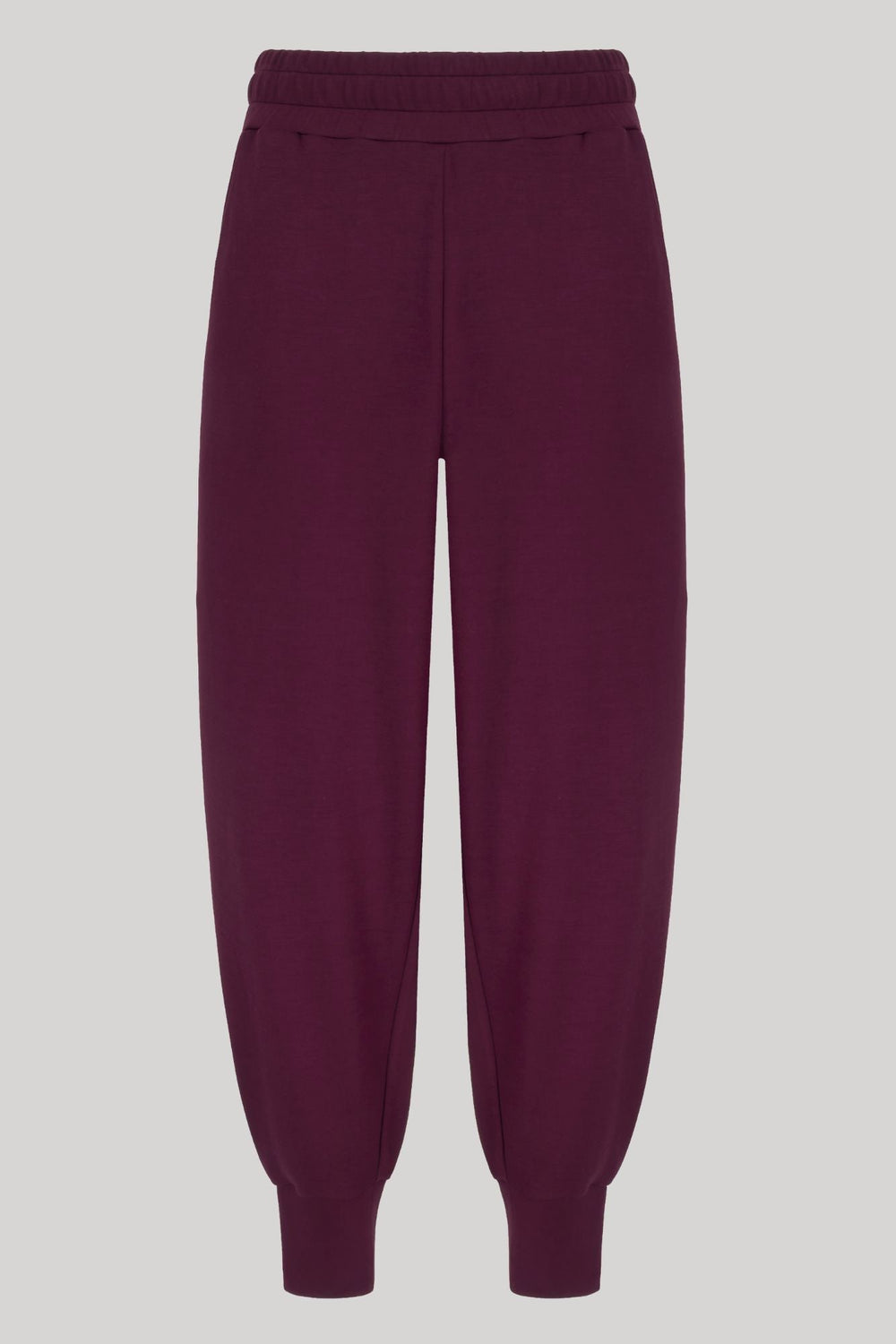Supersoft Cuffed Sweatpant Black Cherry - Born Nouli