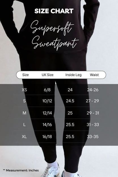 Supersoft Cuffed Sweatpant Indigo - Born Nouli