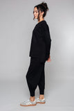 Supersoft Longline Sweatshirt Black - Born Nouli