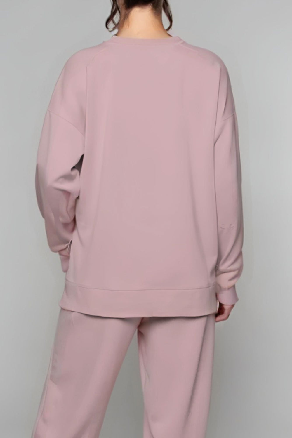 Supersoft Longline Sweatshirt Blush - Born Nouli
