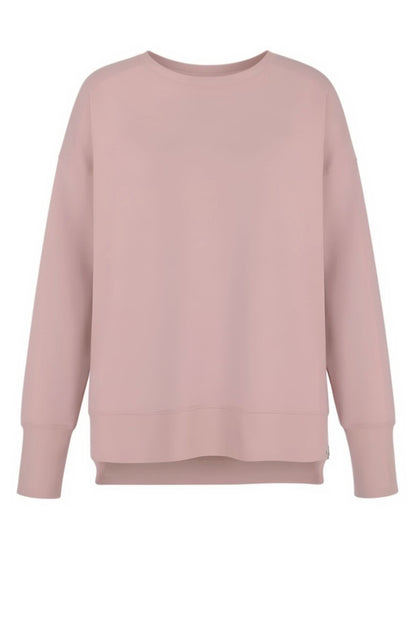 Supersoft Longline Sweatshirt Blush - Born Nouli