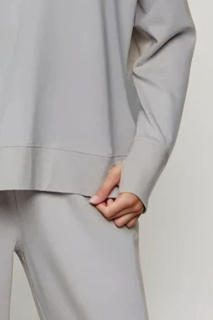 Supersoft Longline Sweatshirt Cloud - Born Nouli