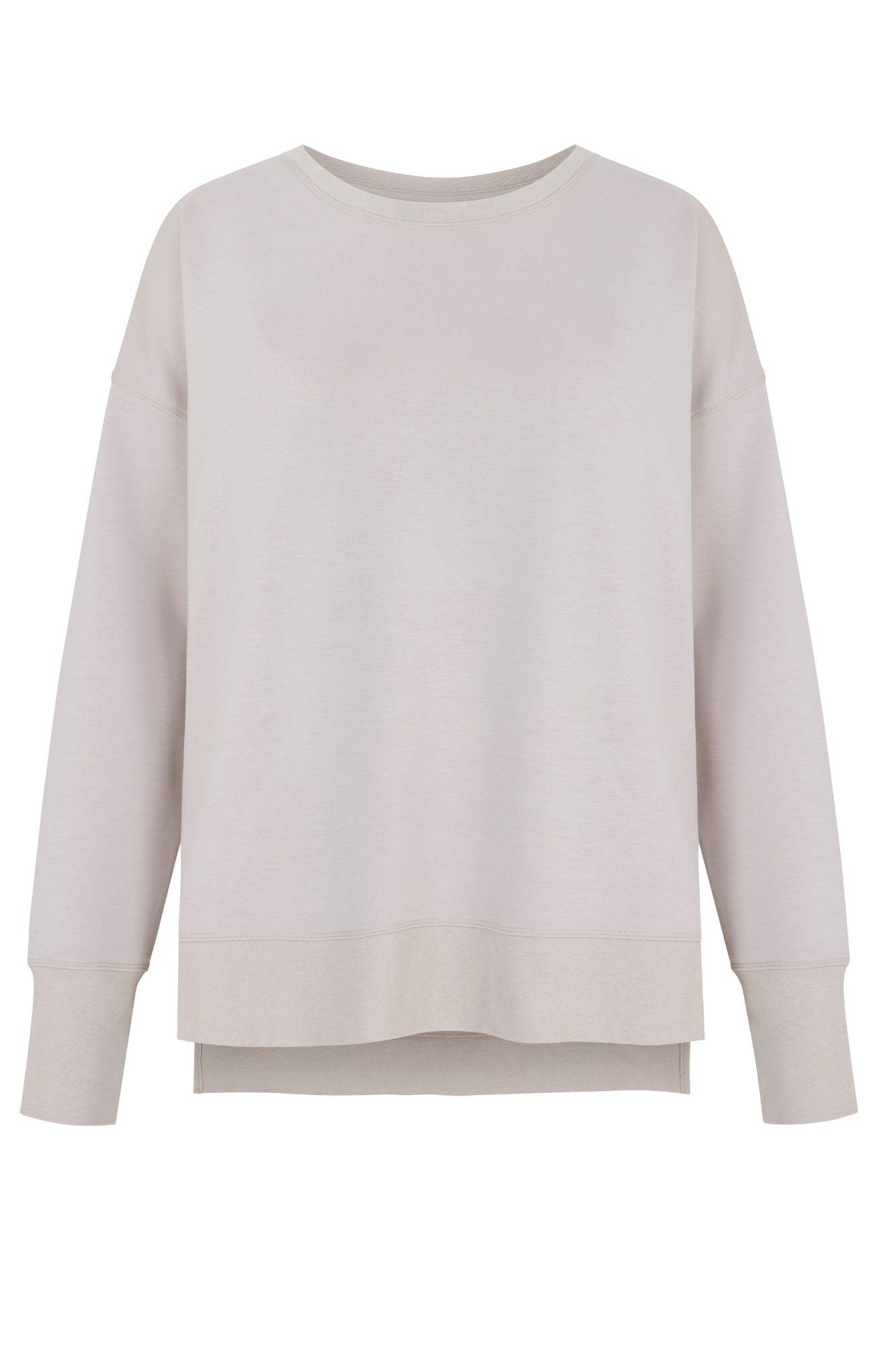 Supersoft Longline Sweatshirt Oat - Born Nouli