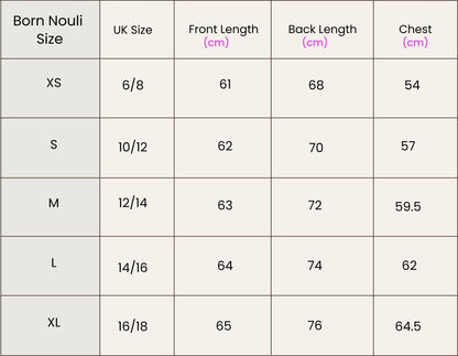 Supersoft Longline Sweatshirt Taupe - Born Nouli