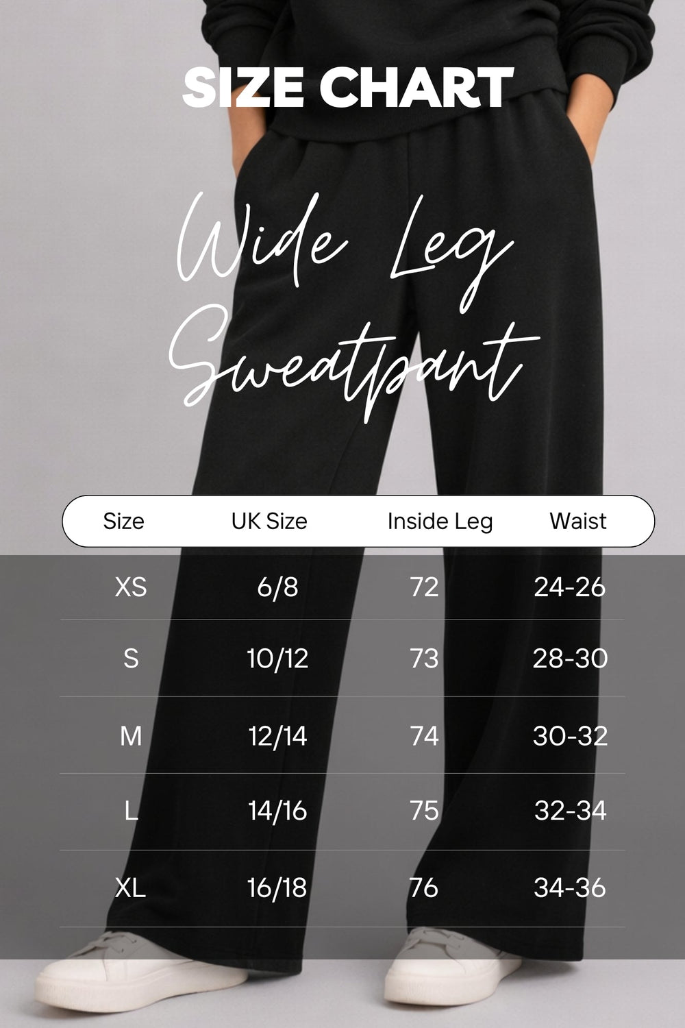 Supersoft Wide Leg Sweatpant Black - Born Nouli