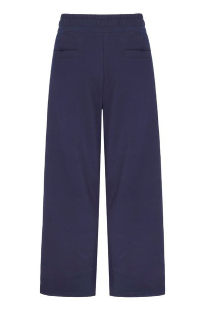 Supersoft Wide Leg Sweatpant Deep Navy - Born Nouli