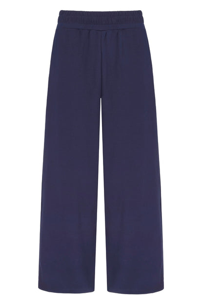 Supersoft Wide Leg Sweatpant Deep Navy - Born Nouli