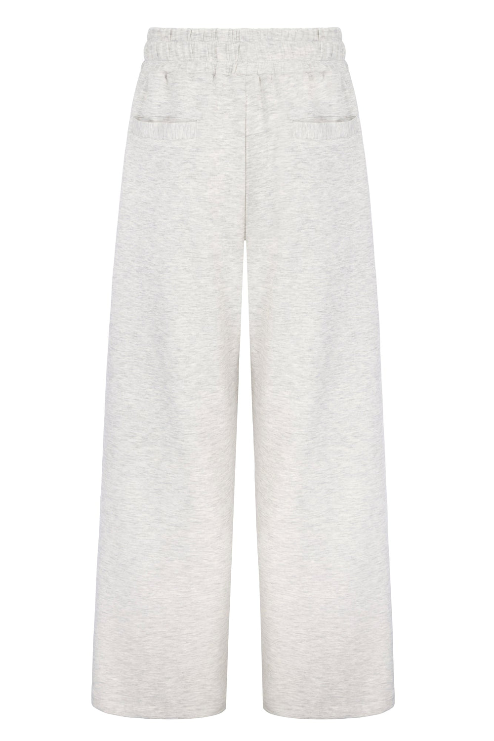 Supersoft Wide Leg Sweatpant Oat Marl - Born Nouli