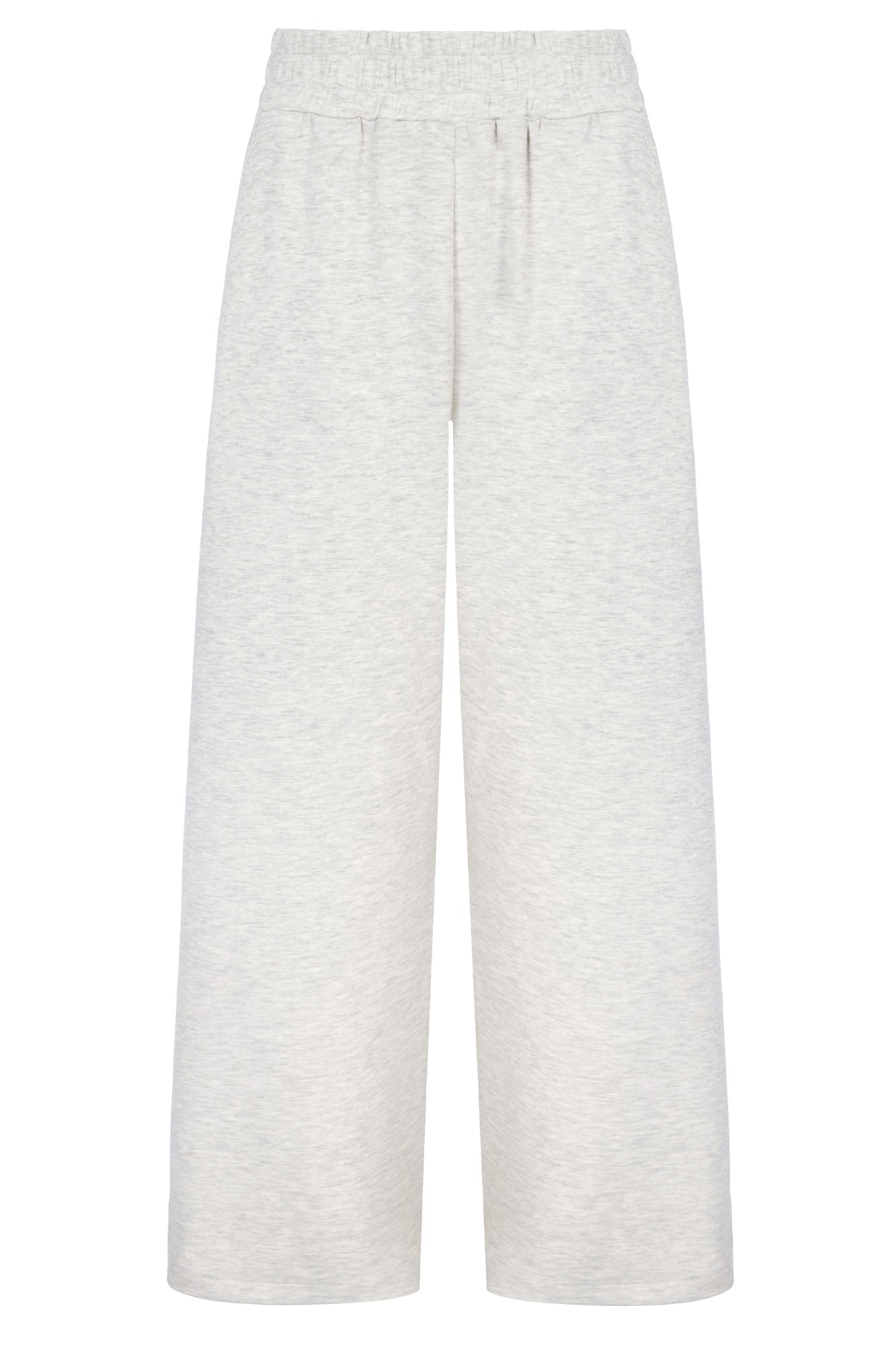 Supersoft Wide Leg Sweatpant Oat Marl - Born Nouli