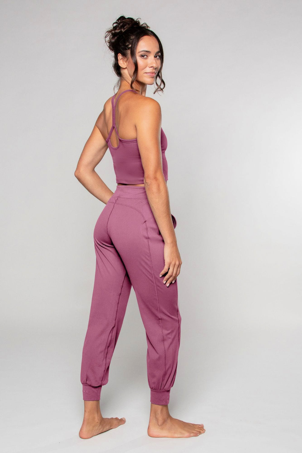 Tula Harem Yoga Pant Mauve - Born Nouli