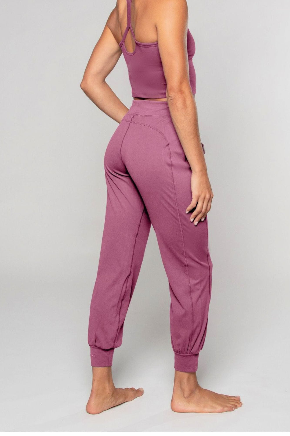 Tula Harem Yoga Pant Mauve - Born Nouli
