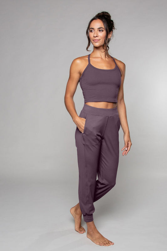 Tula Harem Yoga Pant Mulberry - Born Nouli