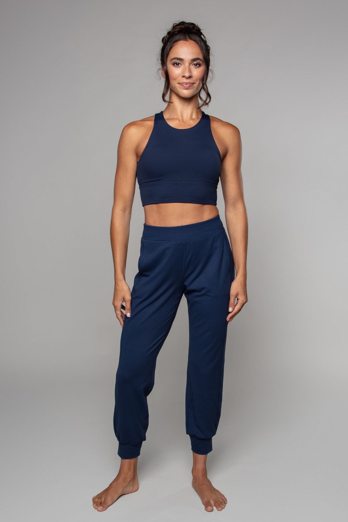 Tula Harem Yoga Pant Navy - Born Nouli