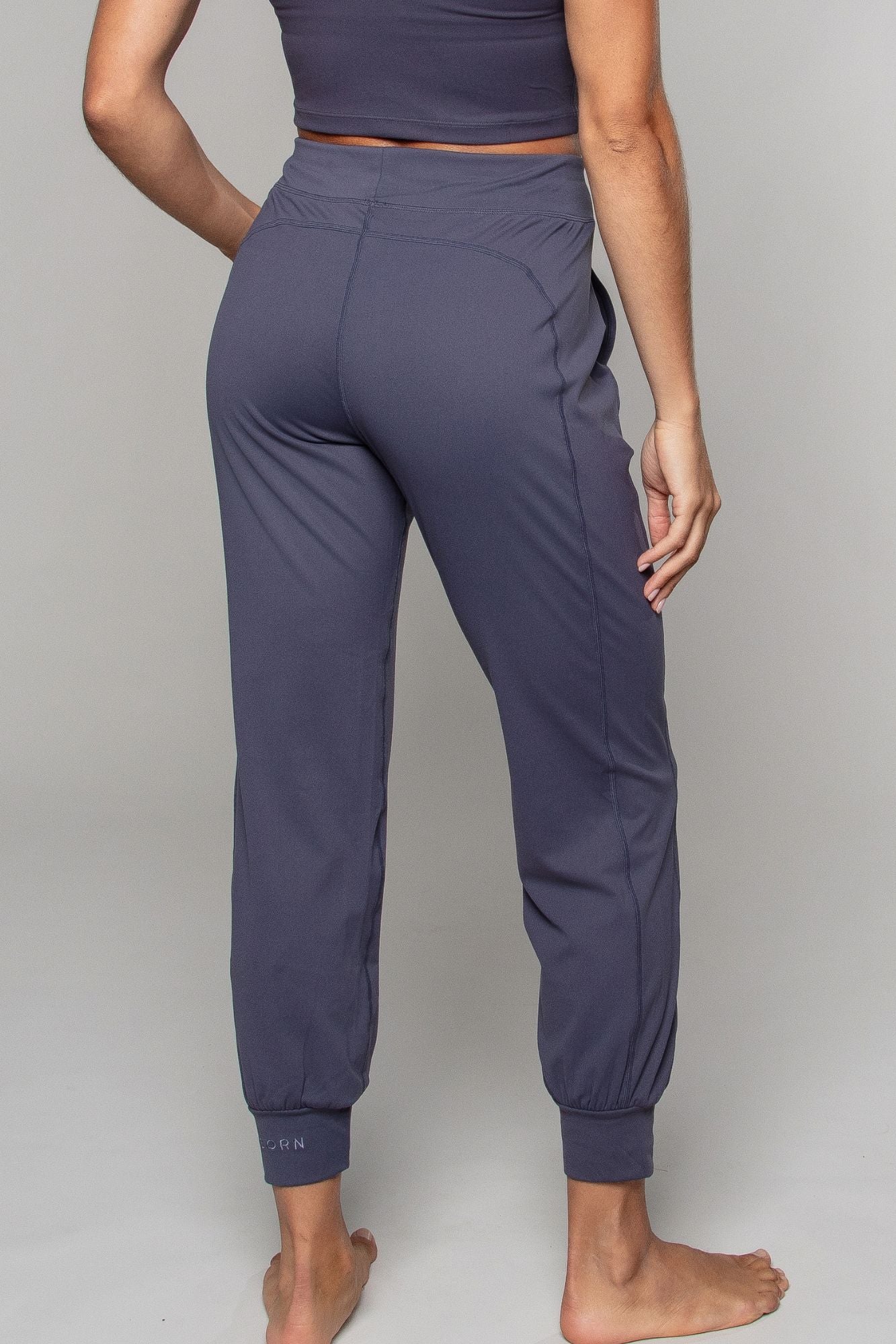 Tula Harem Yoga Pant Slate - Born Nouli