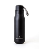 500ml Black Stainless Steel Reusable Water Bottle by Born Nouli