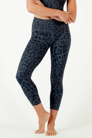 Blush Leopard High Waisted 7/8 Pocket Legging