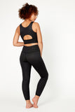 Bum Sculpting Leopard Print Leggings with High Rise Waist Made from Plastic Bottles by Born Nouli