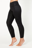 Black Leopard Print Gym Leggings - High Performance Squat Proof and Breathable by Born Nouli