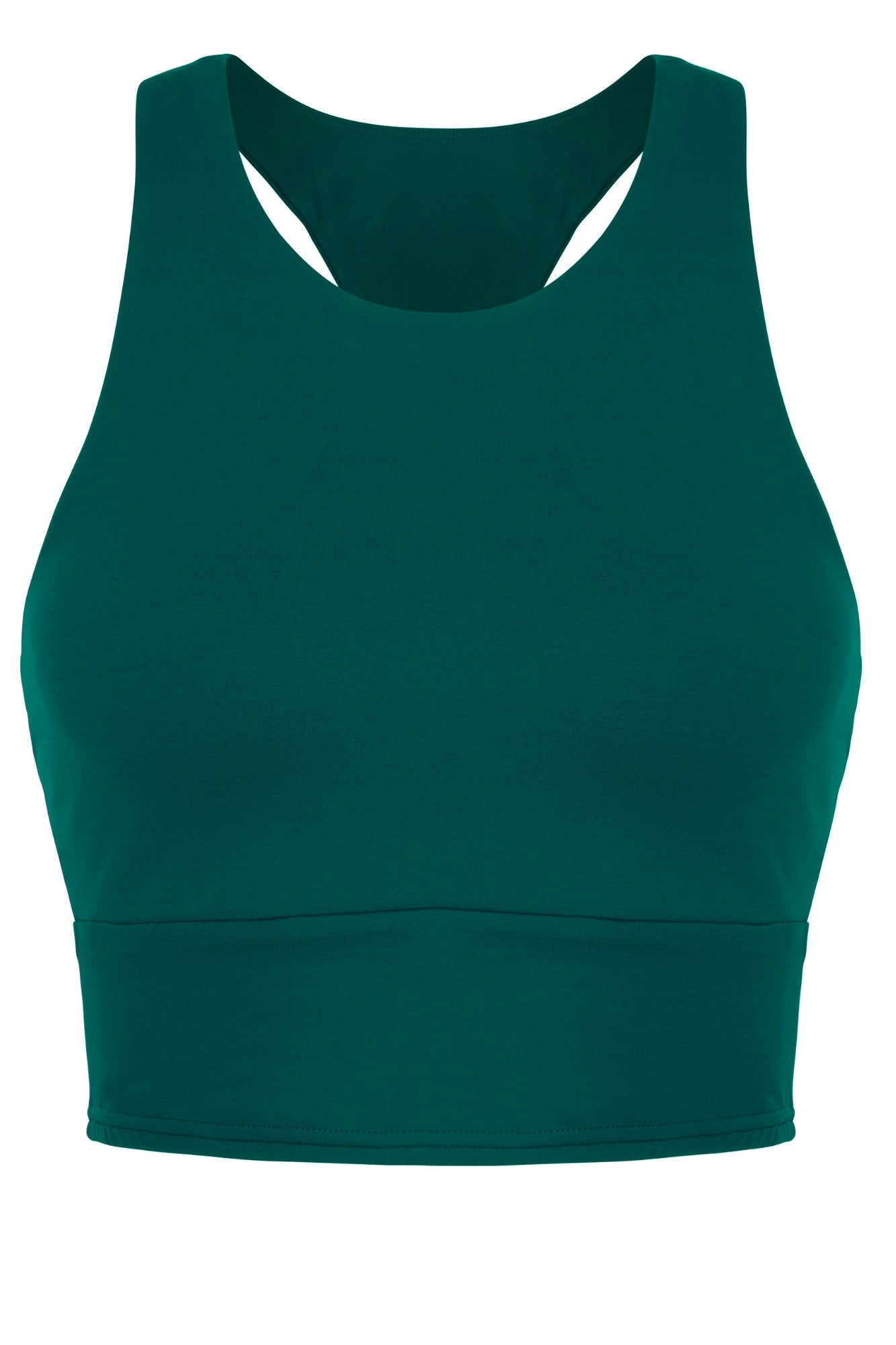 Teal Crop Bra Perfect for the Gym and Yoga by Born Nouli