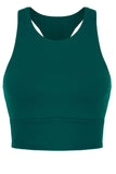 Teal Crop Bra Perfect for the Gym and Yoga by Born Nouli