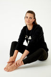 Mid Rise Relaxed Yoga Pant Black - Born Nouli